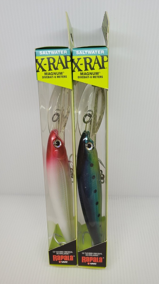 2 Leures De Pêche Rapala X-Rap Magnum XRMAG20 - Leures Plongeant Eau Salée