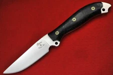 2004 Busse Custom Meaner Street .21" Satin INFI Blade, Full Dark Blue Curly Oak