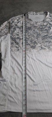 Chemise De Pêche Manches Longues HUK Icon X Tide Change, Homme, Taille MEDIUM, Gris/blanc