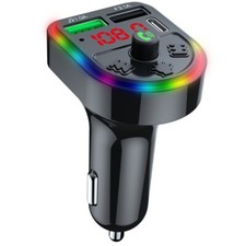 Car Wireless Bluetooth 5.3 FM Transmitter MP3 Music Player USB Charger Adapter