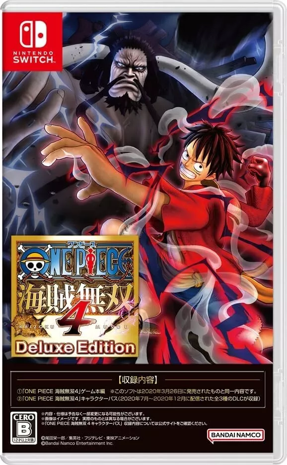 ONE PIECE: PIRATE WARRIORS 4 Deluxe Edition (Nintendo Switch game) Japan  Import