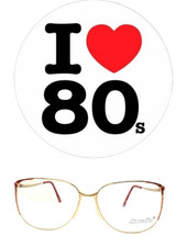 Women's Eyeglass Frame 80s Made In Italy Large MARCOLIN