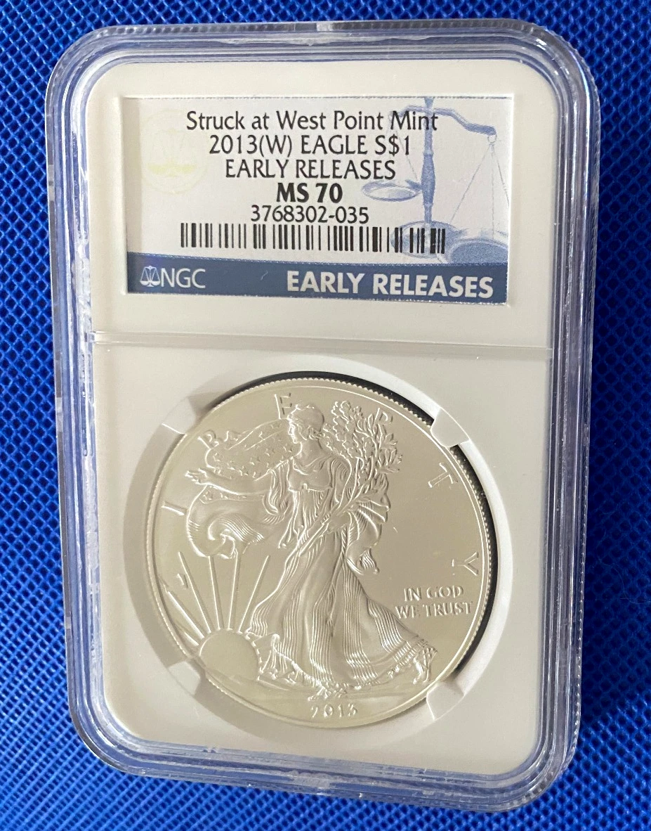 American Eagle MS 70 Graded 2013 Silver Bullion Coins for sale | eBay