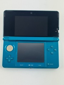 Nintendo 3DS Aqua Blue Handheld Console With Charger CTR-001