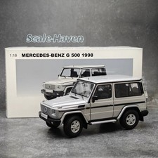 Mercedes Benz G CLASS G500 1998 SWB Autoart 76112 Silver 1/18 Diecast Model Car