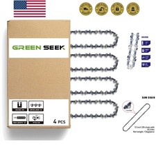 12-Inch Chainsaw Chain 4-Pack   3/8 LP Pitch,...
