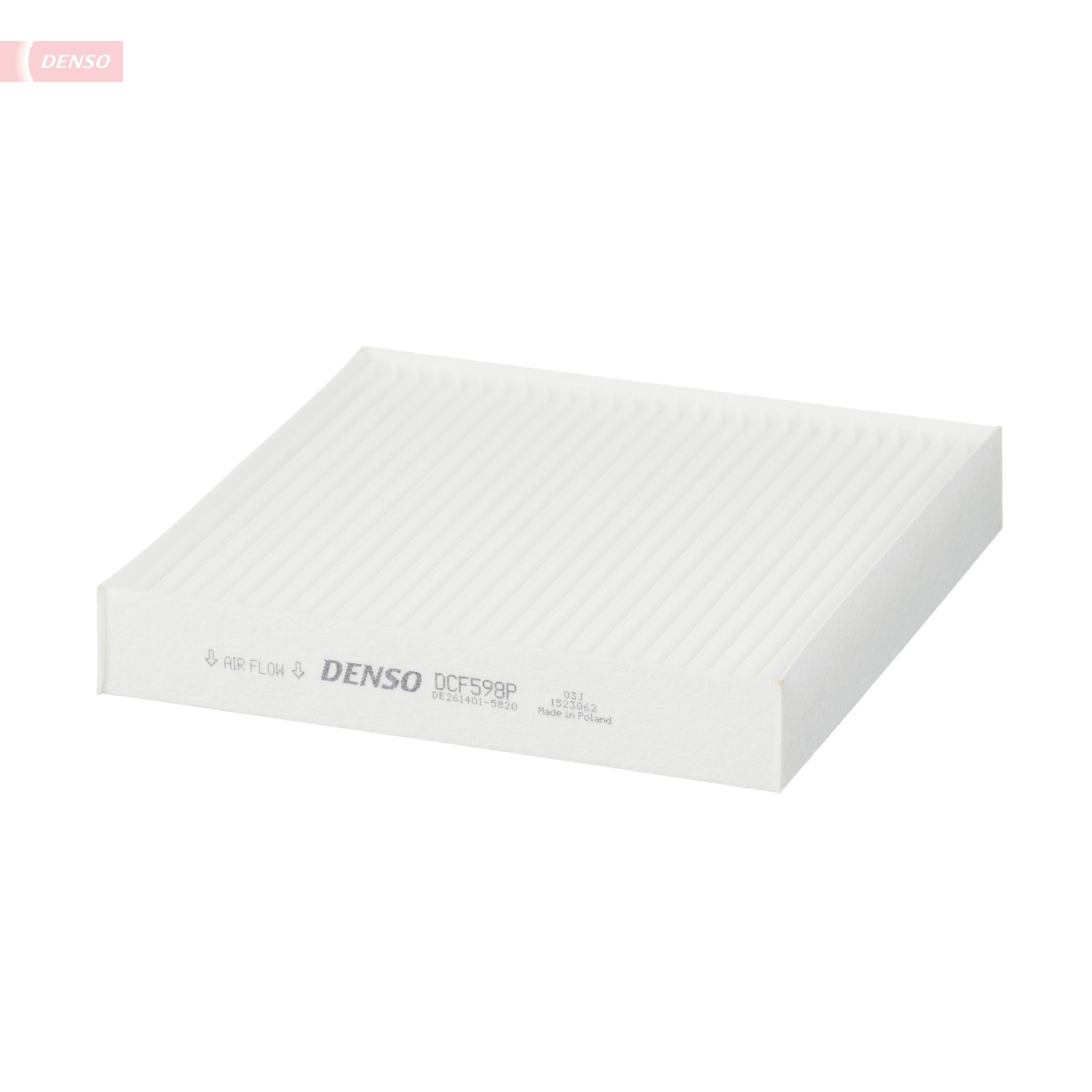 FILTER CABIN AIR DCF598P FOR KIA G3LD/G3LA/G3LE/G3LC 1.0L 3cyl PICANTO III 1.2L