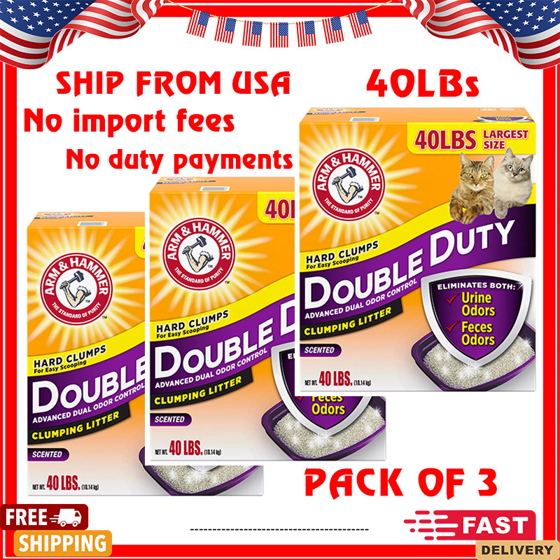 Arm & Hammer Double Duty Clumping Cat Litter, Scented, Low D