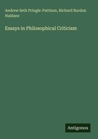 Andrew Seth Pringle-Pattison (U. A.) | Essays In Philosophical Criticism | Buch