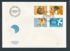 D490396 Switzerland FDC Special Stamps Dogs Cyclist Dove 1983
