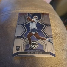 2022 Panini Mosaic Football Jelani Woods Rookie RC BASE #358 Colts