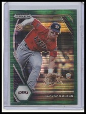 2021 Panini Prizm Draft Picks #PDP133 Jackson Glenn Green Pulsar Prizm