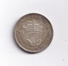Belgium 20 Francs - Leopold III 1935 Silver (KM#105)