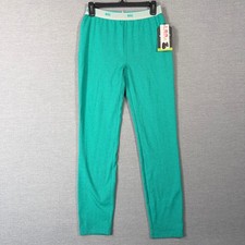 REI Co Op Pants Girls XL 18 Green Midweight Tights Base Layer Hiking Kids NEW