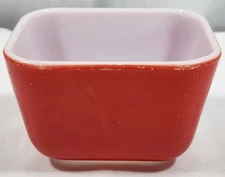Vintage PYREX Bright Red 501-B DISH ONLY No Lid Refrigerator Dish A-35