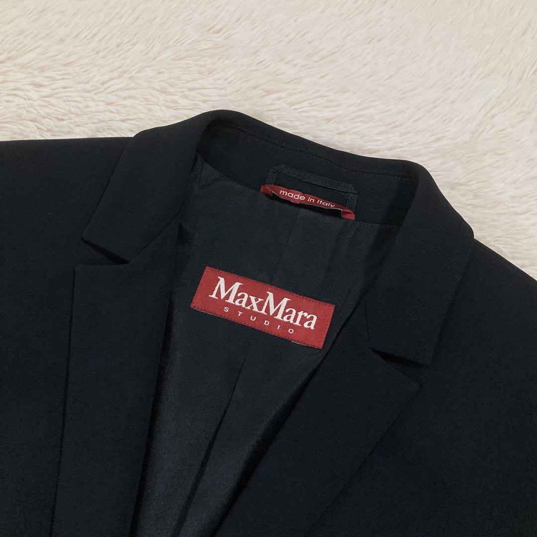 Max Mara STUDIO Single Tailored Jacket Blouson Co… - image 4