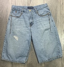 Vintage Rocawear Shorts Mens 36 Y2K Baggy Embroidered Hip Hop Skater Distressed