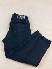 Lucky Brand Dungarees Black Relaxed Fit Jeans Size 36 Made in USA