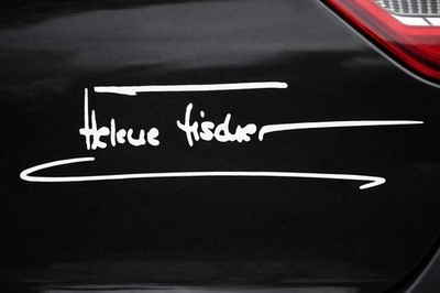 Helene Fischer Signatur Schriftzug Aufkleber Tattoo 