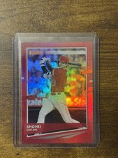 SHOHEI OHTANI 2020 Donruss Red Holo Foil #94 Angels MVP