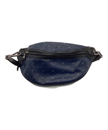 Jimmy Choo Body Bag Navy #TFB7636