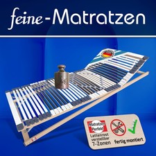 Lattenrost verstellbar 44 Leisten KF 140 x 200 cm bis 300kg extra stabil