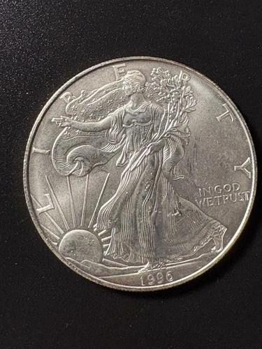 1996 American Eagle Silver Dollar Gem Brilliant Uncirculated. Key-Date **