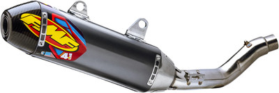 FMF 4.1 RCT Aluminum Stainless Steel Slip-On Exhaust with Carbon Cap