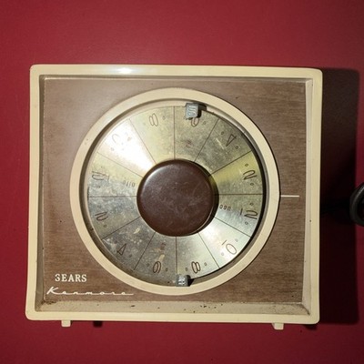 Vintage Sears Roebuck Kenmore 24 Hr All Purpose Timer Mod-796-6445 TIMER WORKS!