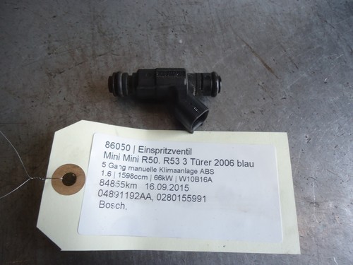 Mini Mini R50 R53 Einspritzventil 04891192AA 1.6 66kW W10B16A 86050