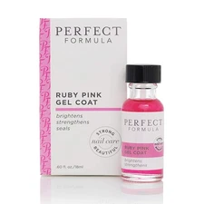 Perfect Formula Strengthens & Brightens Gel Nail Polish - 18m Ruby Pink GEL Coat