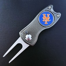 MLB New York Mets Switchblade Divot Repair Tool 2-Sided Golf Ball Marker