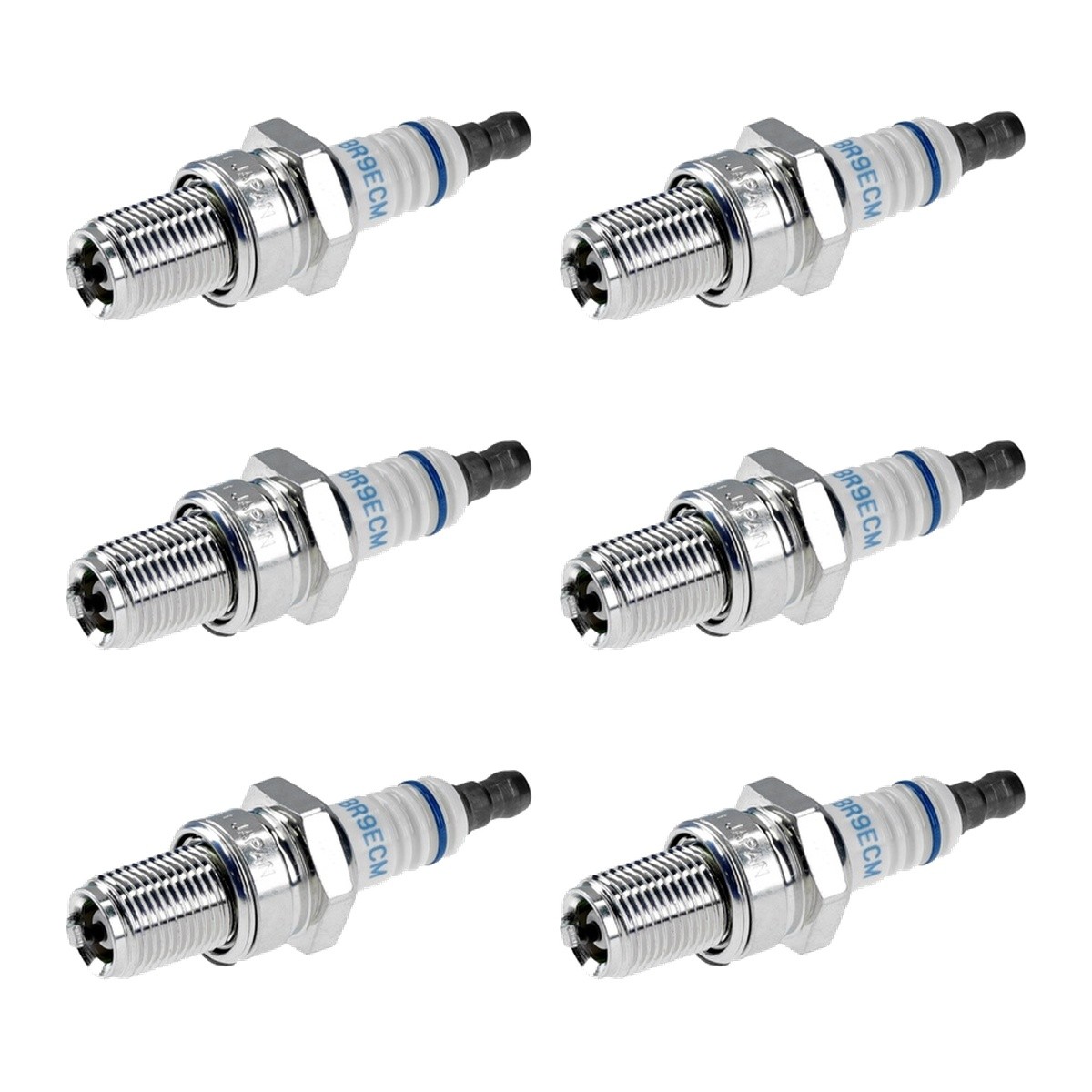 4 Bujías con Conexión SAE Fija NGK BR9ECM Aftermarket para HONDA, 0,3 mm - Imagen 6
