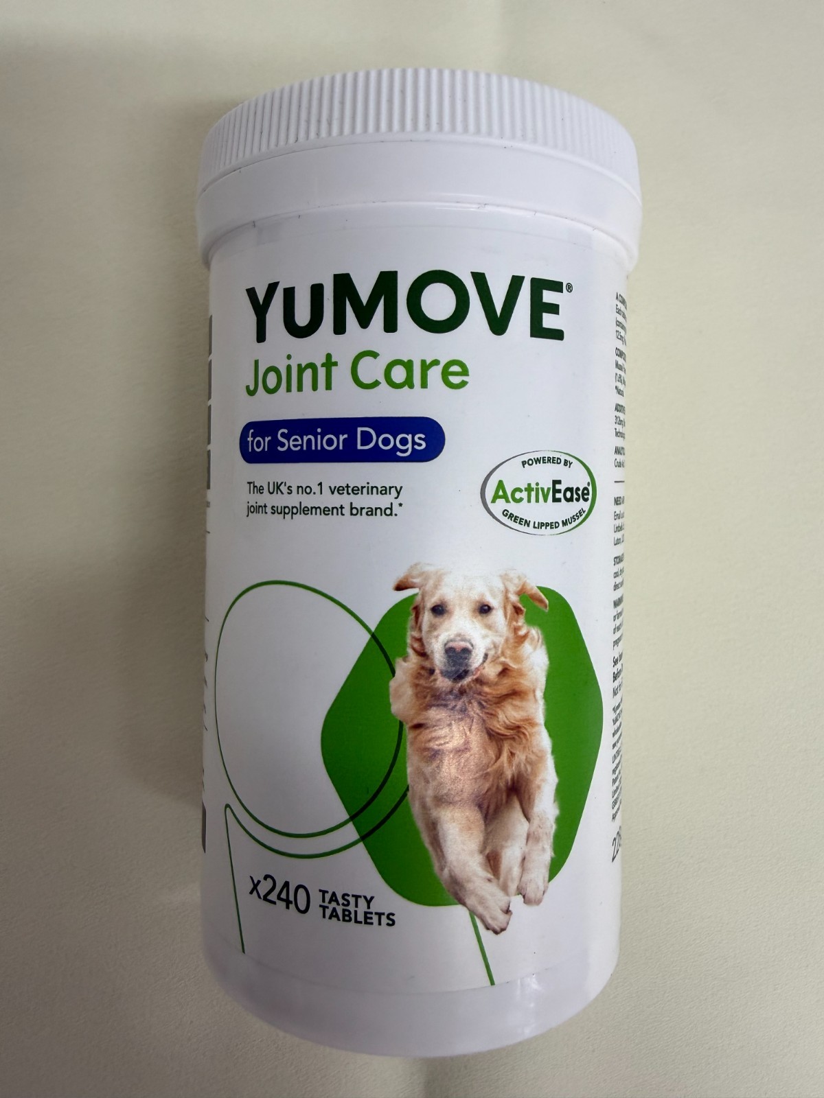 Lintbells YuMOVE Senior Dog Joint Supplement for Older Stiff Dogs, 240 Tablets