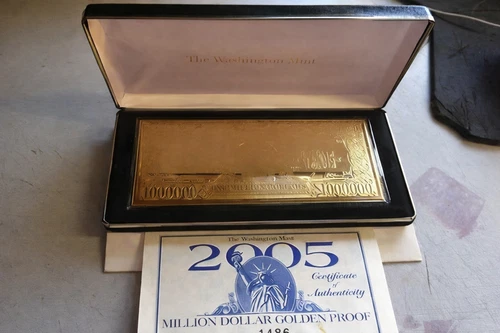 2005 US Golden Proof $1,000,000 Statue of Liberty 4oz 999 ~~ PREMIUM SILVER ~~