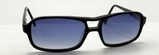 Vintage Safilo 1631 0807 Black Pilot Sunglasses W/ NEW LENSES Italy