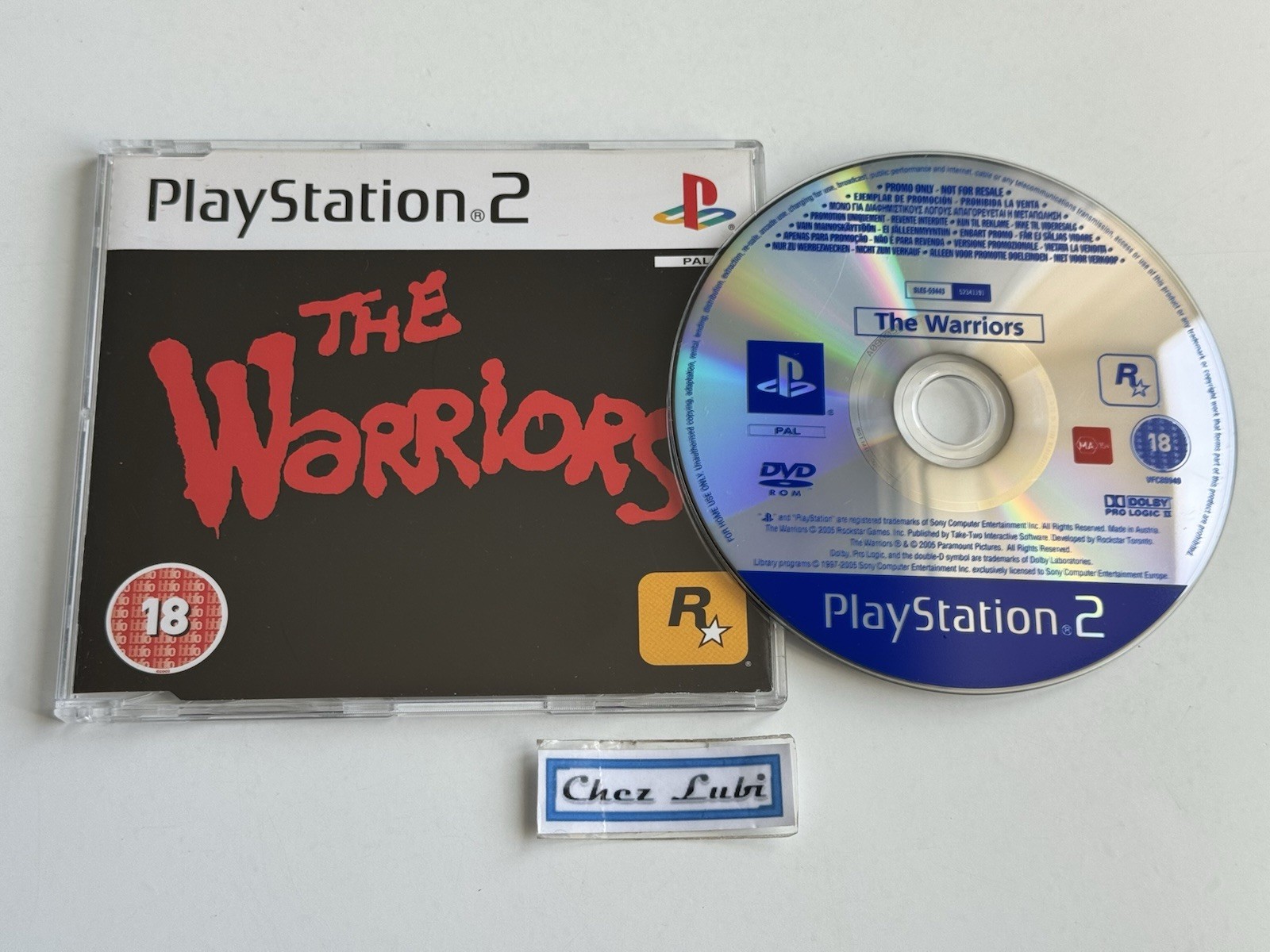 The Warriors (Rockstar) - Promo Press - Sony PlayStation PS2 - PAL EUR