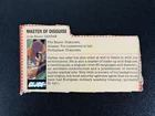 Vintage G.I. Joe File Card - Master of Disguise, Code Name: Zartan