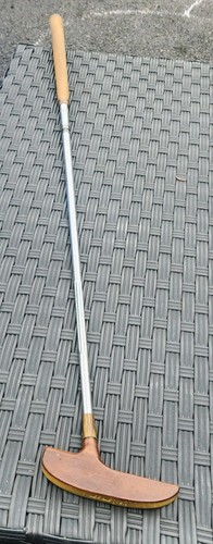 Putter Wallstreet 691 Droitier - Incrustation Bois/Laiton - Arbre Acier 34.5"