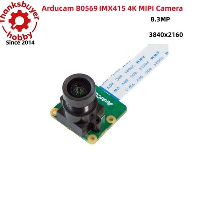 Arducam B0569 IMX415 4K MIPI Camera M12 8.3MP Opensource Camera for Raspberry Pi