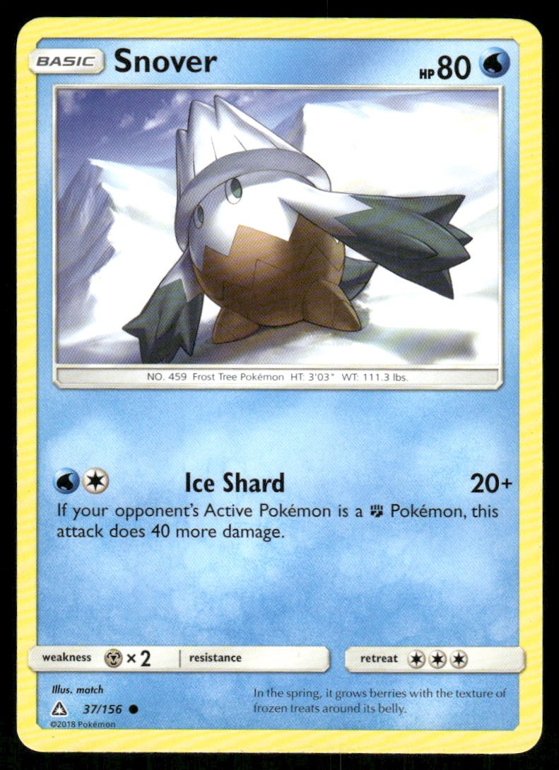 Snover SM - Ultra Prism [37/156] Common NM Pokemon