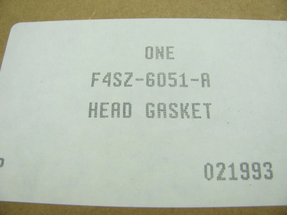 (2) Прокладки головки оригинального производителя Ford 1989-95 Thunderbird SC 3,8 л 232 V6 с наддувом - Изображение 2 из 2
