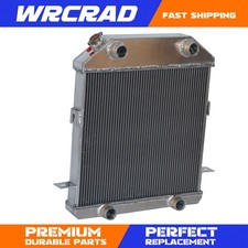Full Aluminum Radiator For 1939 1940 1941 Ford Deluxe Flathead Configuration