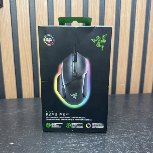 Razer Basilisk V3 Wired Customizable Ergonomic Optical Gaming Mouse (3336) New