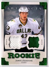 2013-14 Artifacts Jerseys Patch Emerald Jamie Oleksiak Rookie Jersey/Patch 40/75
