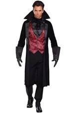 Brand New Bloody Handsome Dracula Vampire Men Adult Costume