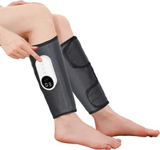 Leg Massager for Circulation and Pain Relief, Calf Air Compression Gray 