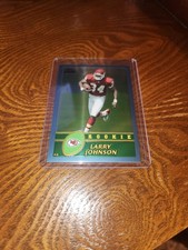 2003 Topps Chrome Larry Johnson Rookie Card RC #220 Chiefs. rookie card picture