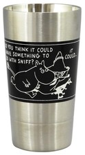 Moomin Stainless Steel Double Tumbler Black