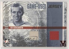 2006-07 ITG Between the Pipes Silver Vault Ruby 1/1 Ed Giacomin #GUJ-52 HOF 1j8